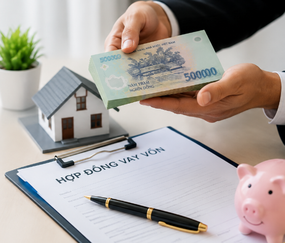vay thế chấp sổ đỏ cần những thủ tục gì