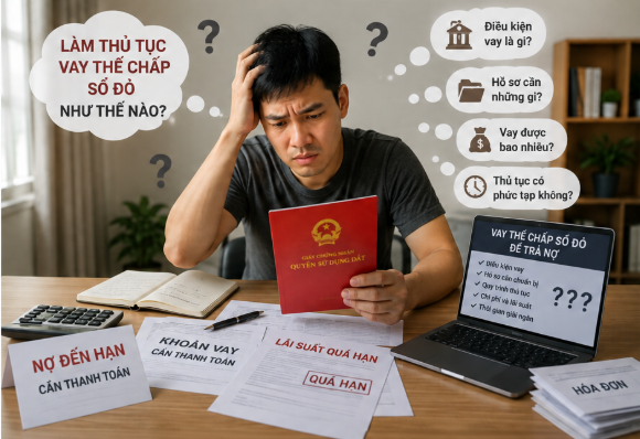 dịch vụ vay thế chấp sổ đỏ